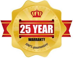 25-year warranty seal
